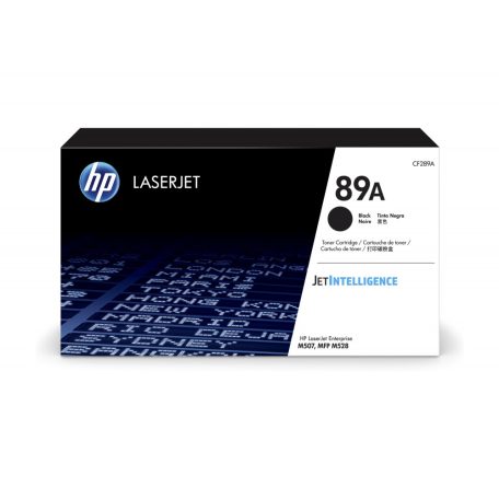 HP CF289A No.89A Black lézertoner eredeti 5K