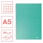 Colour Breeze spirálfüzet A/5 kockás zöld 628467
