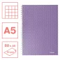 Colour Breeze spirálfüzet A/5 kockás levendula 628469