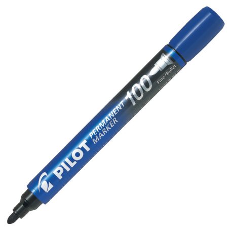 Pilot SCA-100-L kerek permanent marker kék