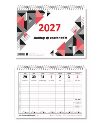 Asztali naptár 23TA 2027 év