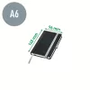 STYLE jegyzetfüzet A/6 kockás szaténfekete 44911094