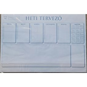 Könyöklő asztali (heti tervező) (475mm*330mm)