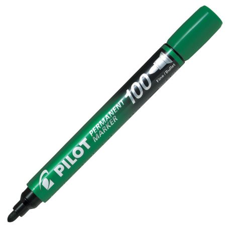 Pilot SCA-100-G kerek permanent marker zöld