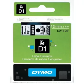 Dymo S0720500 (45010) D1 12mm*7m fek/vízt kazetta