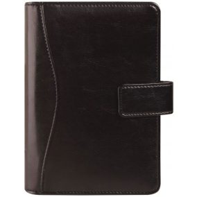   Saturnus gyűrűs kalend. műbőr M231-003 fekete (2026 évi)