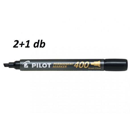 Pilot SCA-400-B vágott permanent marker fekete (2+1)_p_akc