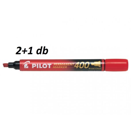 Pilot SCA-400-R vágott permanent marker piros (2+1)_p_akc