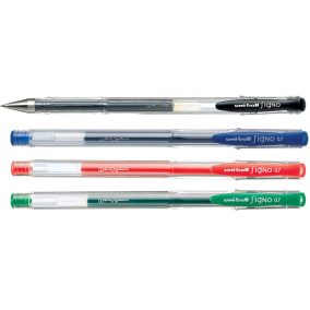 Zselés toll UNI UM-100 Signo Micro kék