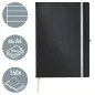 STYLE jegyzetfüzet A/4 vonalas szaténfekete 44751094