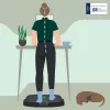 Leitz Ergo Active álláskönnyítő szőnyeg 53730089