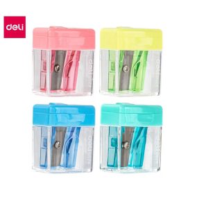 Ceruzahegyező Deli egylyukú tartályos E0574