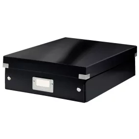 CLICK&STORE rendszerező doboz M 60580095 fekete