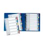 Regiszter Ess 100168 A/4 6 részes mylar MSZ MSZ