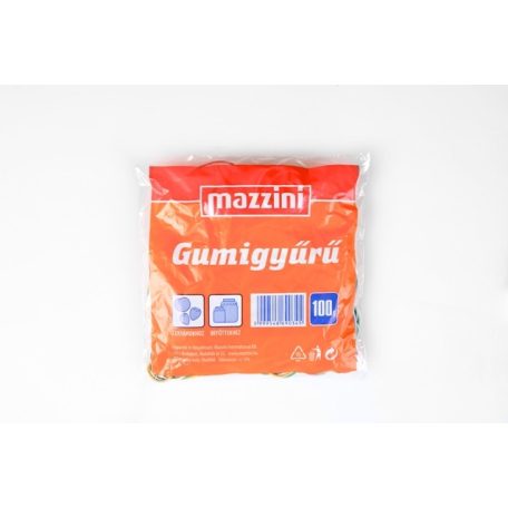 MAZZINI Gumigyűrű 100gr vegyes szín