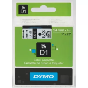 Dymo S0720930 (53713) D1 24mm*7m fek/feh kazetta