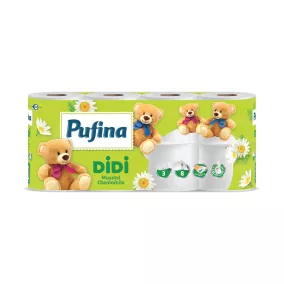   PUFINA toalettpapír 3réteg 8tek 135lap DIDI Cha kamilla PP20766