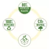 Recycle irattartó tasak A/4 PP fekete 46780095_pr_rec