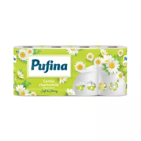   PUFINA toalettpapír 3réteg 8tek 140lap Chamomile kamilla PP20770