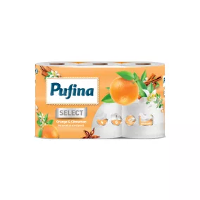   PUFINA toalettpapír 4réteg 6tek 140lap Orange&Cinnamon naran- fahéj PP20760