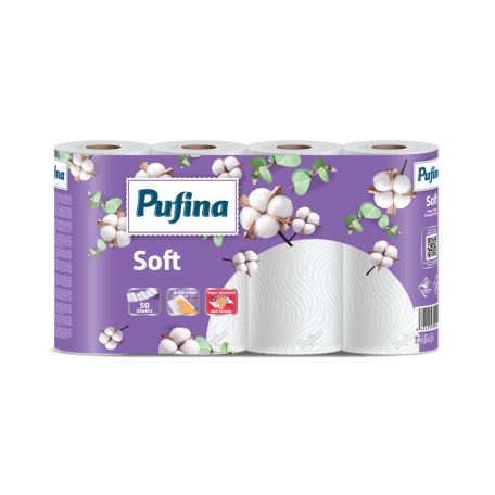 PUFINA kéztörlő 2réteg 4tek 50lap (2*20grm2) Soft PP20648