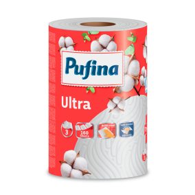 PUFINA kéztörlő 3réteg 1tek 160lap Ultra PP20822