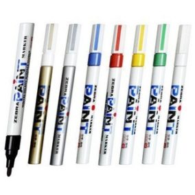 Zebra lakkfilc PAINT marker kék 