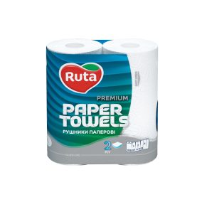   Ruta kéztörlő 2réteg 2tek 120lap Premium (2*22gr ) cell R0608