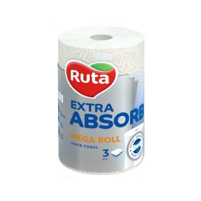   Ruta kéztörlő 3réteg 1tek 175lap Selecta Extra Absorb Mega cell R0948