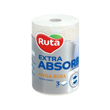 Ruta kéztörlő 3réteg 1tek 175lap Selecta Extra Absorb Mega cell R0948