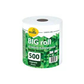   Ruta kéztörlő 2réteg 1tek 500lap Ecolo Big Roll cell R0944/46