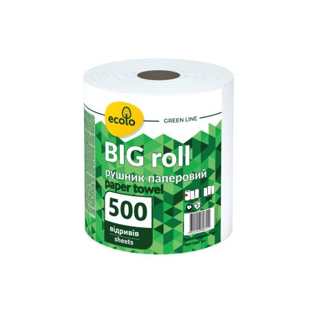 Ruta kéztörlő 2réteg 1tek 500lap Ecolo Big Roll cell R0944