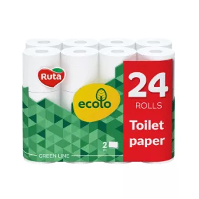 RUTA toalettpapír 2réteg 24tek 125lap cell Ecolo T0529