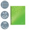 WOW spirálfüzet A/5 vonalas 46390054 zöld