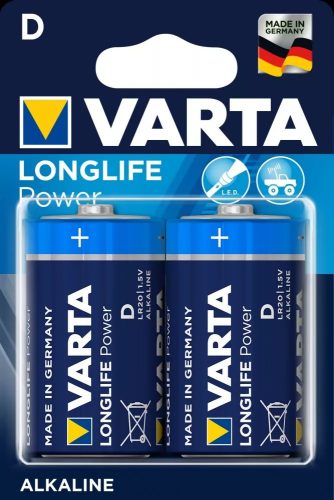 Elem Varta Longlife Power D góliát (LR20) (2db/bliszt) alkáli