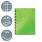 WOW spirálfüzet A/5 kockás 46410054 zöld