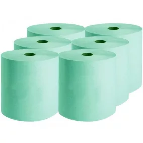   Kéztörlő Ipari ZÖLD 19cm 1réteg recyc 130m (40gr/m2) (1tek) Vella 084