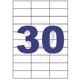 Etikett 70 x 29.7 mm lézer