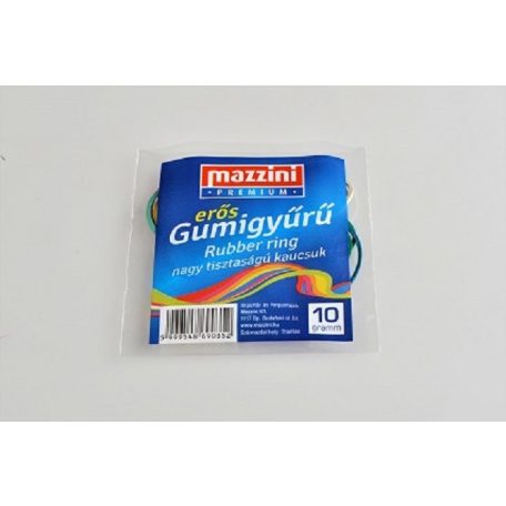 MAZZINI Gumigyűrű 10gr vegyes szín PREMIUM