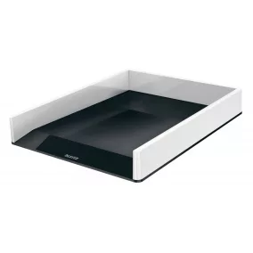 WOW kettős színhatású irattálca 53611095 fehér-fekete