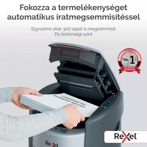 Rexel iratmegsemm ShredMax Autofeed+ 300M 2025300MEU (2026akc)