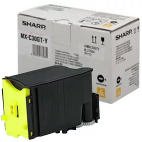 Sharp MX-C30GTY Yellow lézertoner eredeti 6K MXC30GTY