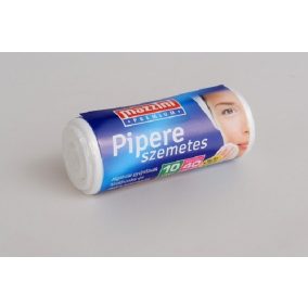   MAZZINI Szemetes PREMIUM Pipere10L (34x44) fehér 40db+5db/roll
