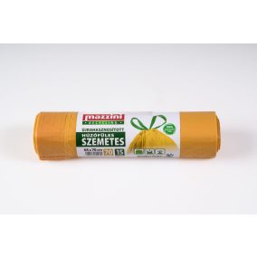   MAZZINI Szemetes zsák újrahasznosított húzófüles 70L (64x70) 15db/roll