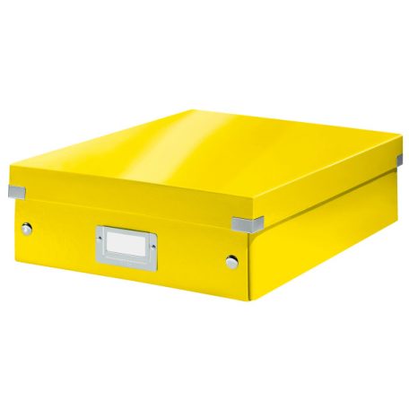 CLICK&STORE rendszerező doboz M 60580016 sárga