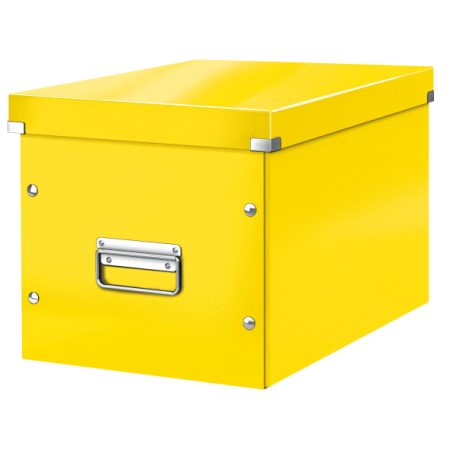 CLICK&STORE kocka doboz L sárga 61080016