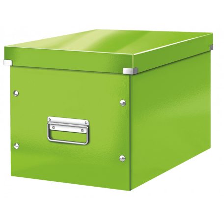CLICK&STORE kocka doboz L zöld 61080054