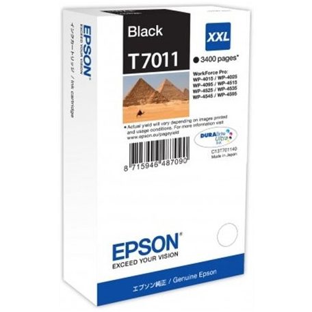 Epson T7011 Black tintapatron eredeti C13T70114010