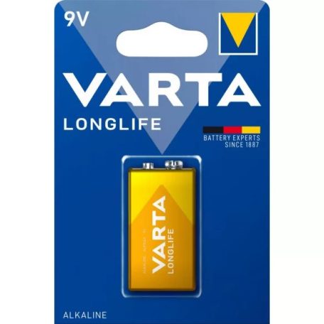Elem Varta Longlife 9V (1db/bliszter) alkáli