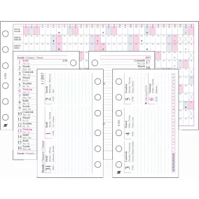 Saturnus naptár betét heti 2026 (fehér) S311F